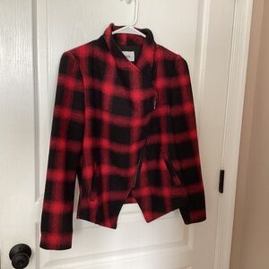 BB Dakota Buffalo Plaid Wool Jacket/Blazer Size S